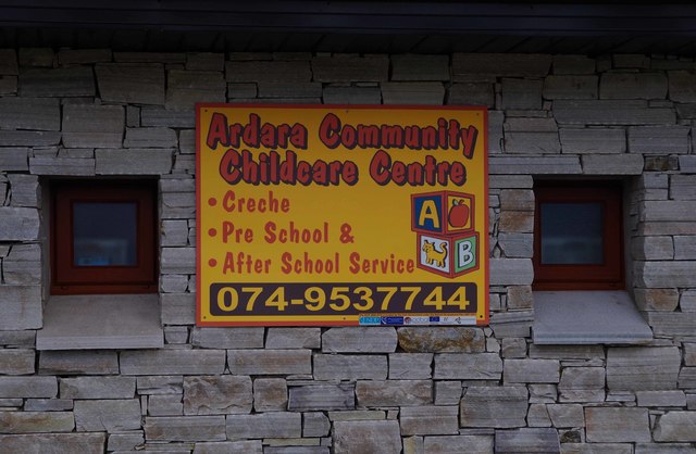 Ardara Community Childcare Centre (2) - sign, Charlie Bennett Drive, Ardara, Co. Donegal
