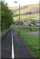 Footpath & cycleway towards Idris Davies School 3-18, Rhymney