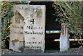 Old Milestone at Withington