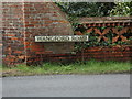 TM4878 : Wangford Road sign by Geographer