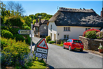 SS5529 : Tawstock : Country Lane by Lewis Clarke