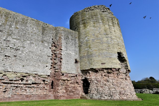 Rhuddlan Castle: The South Tower © Michael Garlick :: Geograph Britain ...