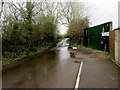 Surface water on Church Lane, Marshfield 