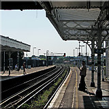 TQ2805 : The west end of Hove Station by John Sutton