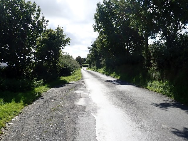 View South along Tate Road