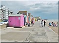 TV4898 : Seaford, beach huts by Mike Faherty