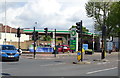 Service station on Rush Green Road, Rush Green, Romford