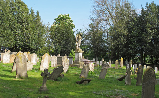 Angel In The Graveyard, St. Mary's © Roger Jones Cc-by-sa 2.0 