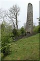 SJ1957 : Chimney of the Nant or Westminster lead mine by Alan Murray-Rust