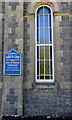 Shiloh Chapel nameboard and window, Lampeter