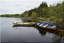 H5775 : Boats moored at Loughmacrory Lough by Kenneth  Allen