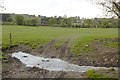 Ford leading to a field near Chweleiriog