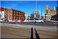 Talbot Square and new tram tracks, Blackpool