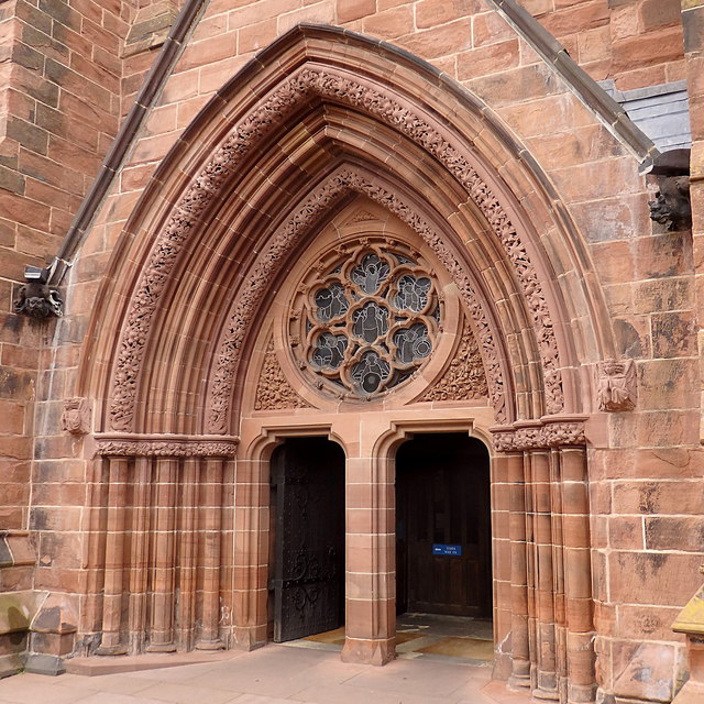 Carlisle cathedral, main entrance
