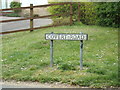 TM5077 : Covert Road sign by Geographer