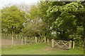 Gate and stile on the Offa