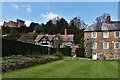 Powis Castle: Mock Tudor building in the castle grounds