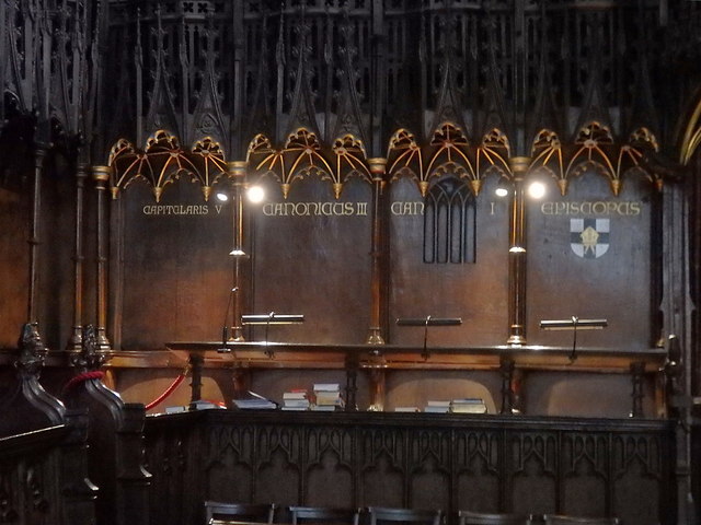 Carlisle cathedral, choir stalls