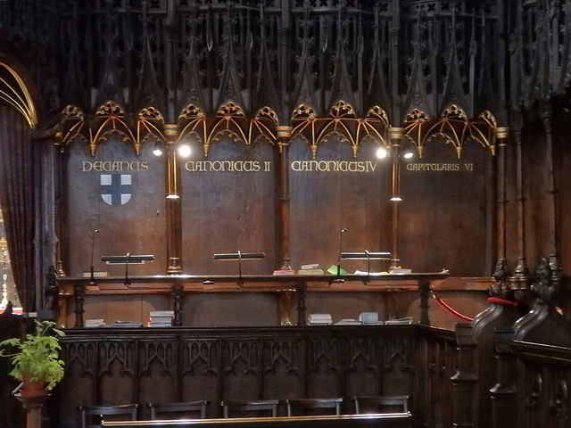 Carlisle cathedral, choir stalls