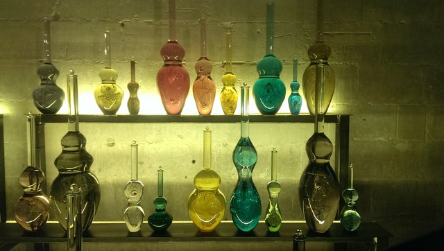 Decorative glassware, Salisbury Cathedral