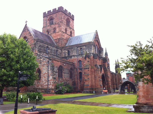 A wet day at Carlisle Cathedral
