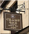 Sign for Crams Bar