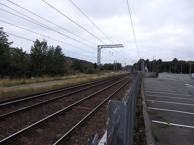 West Coast Mainline north of Carlisle station