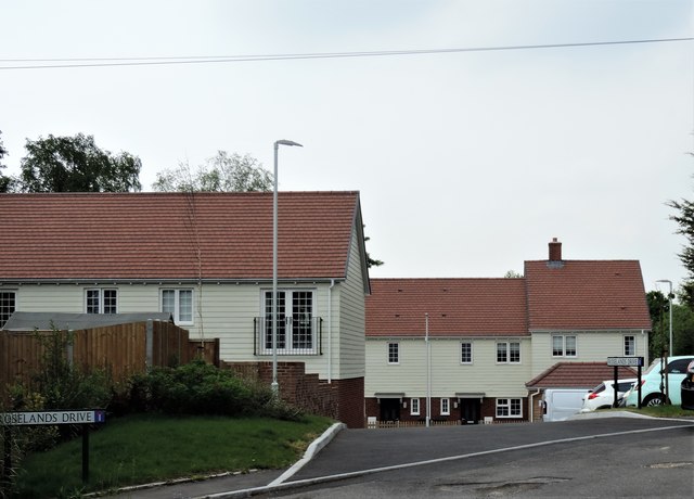 New houses in Roselands Drive, Sedlescombe Street