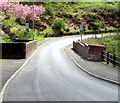 Brick sides of a road bridge, Abertysswg