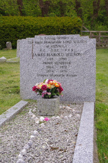 Harold Wilson's grave