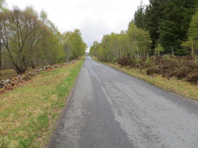Road (General Wade's Military Road) near to Drumcroy Hill