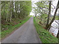 Road beside the south shore of Loch Tummel at Lick