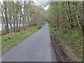 Road beside the south shore of Loch Tummel near to Lick