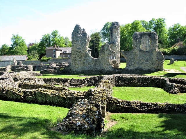 Part of the ruins of Bury St Edmunds Abbey
