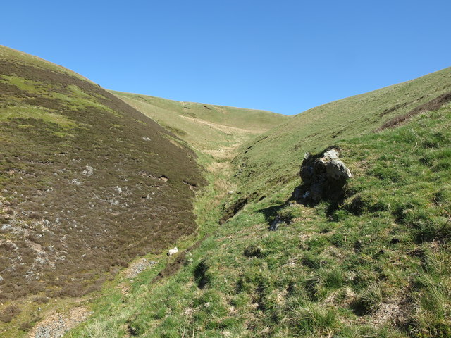 Unnamed cleugh, valley of the Rowhope Burn