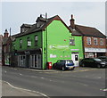 Green corner in Newbury town centre