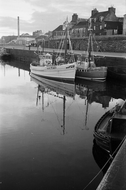 Fishing Boats, Wick Harbour, 1965 © Alan Murray-Rust Cc-by-sa/2.0 ...