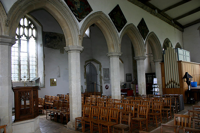 St Mary, Kersey - interior