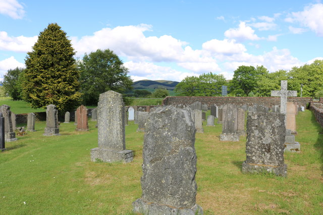 Graveyard, Kirkpatrick Juxta Parish... © Billy McCrorie cc-by-sa/2.0 ...