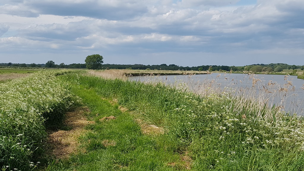 The River Yare at Claxton Marsh © Helen Steed cc-by-sa/2.0 :: Geograph ...