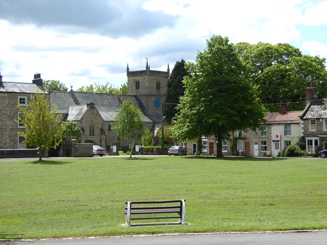 A corner of Gainford village green