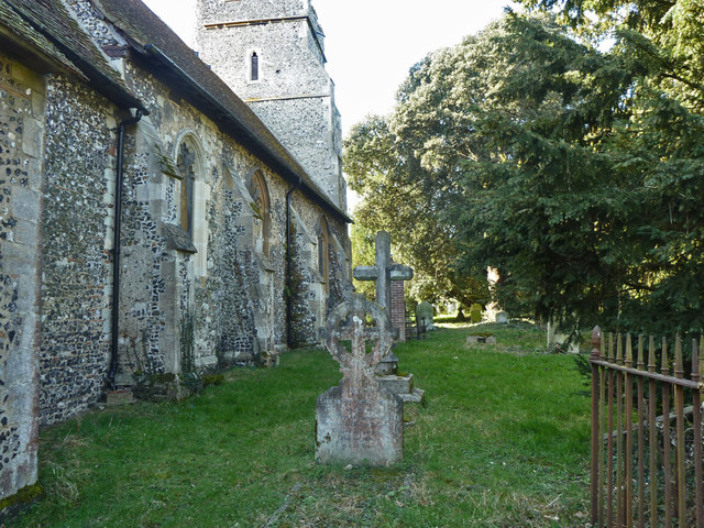 North side of church, Sutton at Hone