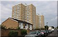 Tower blocks on Commerce Road, Wood Green