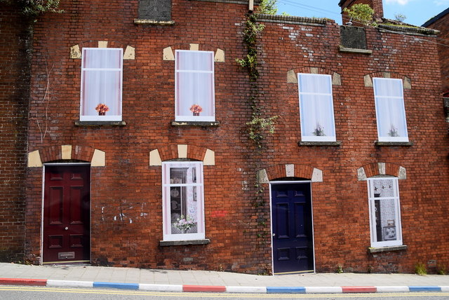 Derelict houses, Hawkin Street, Derry / Londonderry