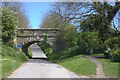 Field Lane railway bridge, looking eastwards