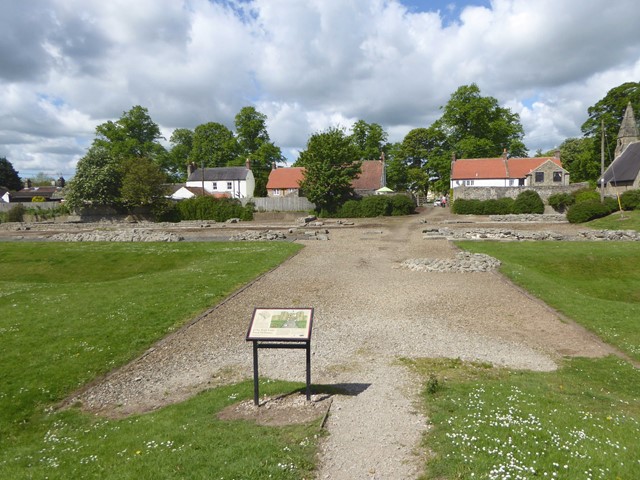 Remains of the Roman fort at Piercebridge