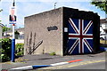 Union flag painted on wall, Derry / Londonderry