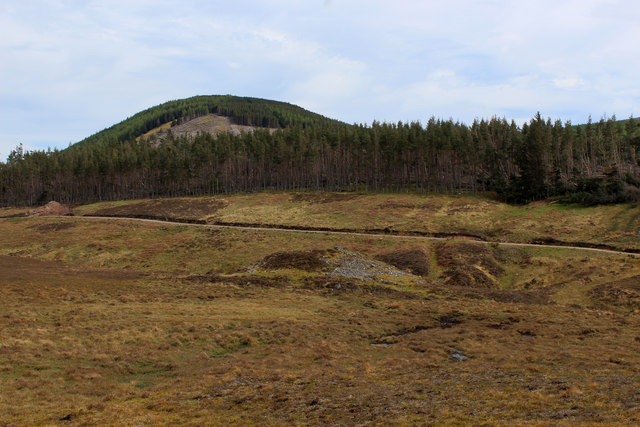 Ruins of a Broch below the Forest on Kilearnan Hill