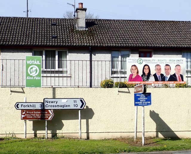 European Election Posters at Mullaghbawn
