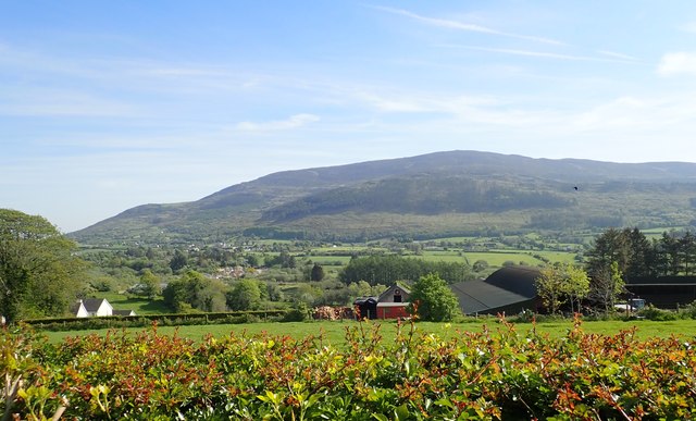 View eastwards across the Forkhill Valley towards Slieve Gullion